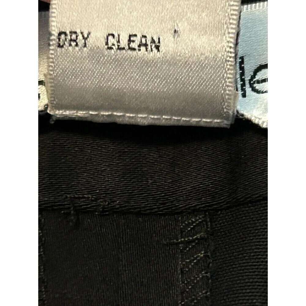 Vintage Bloomingdales‎ Skirt Pencil Straight Black Women’s Sz 16 Classic Career